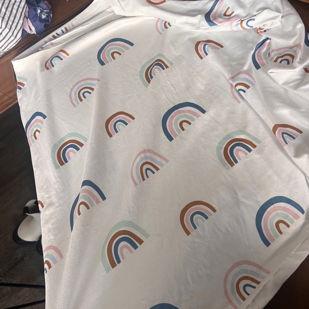 Colorful Rainbow Patterned Fabric